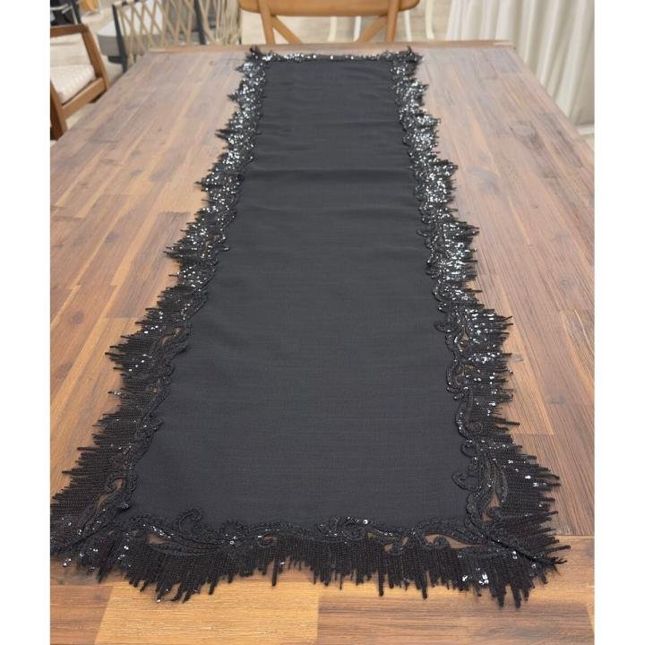 Özel Üretim Runner siyah 40x160