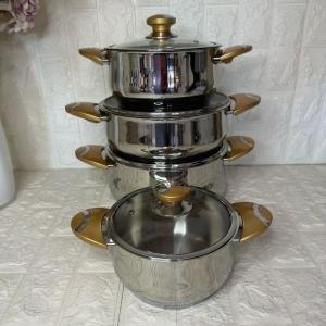 18 Parça Çelik Çeyiz Seti Gold Clk18cyzcrbgld