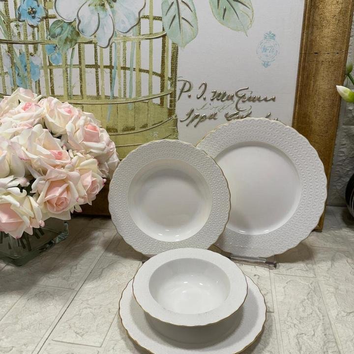 Bone Ecem 24 Parça Yemek Takımı