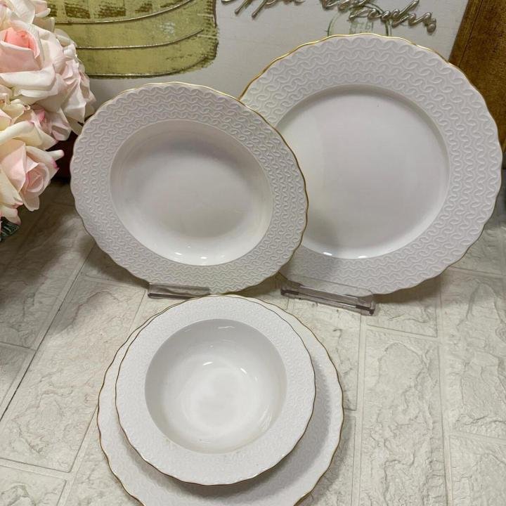 Bone Ecem 24 Parça Yemek Takımı