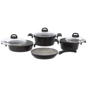 7 Parça Granit Tencere Takımı Seti (HSL33)