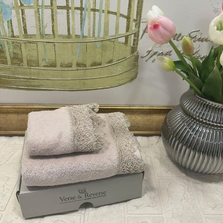 Kuğu 50*90 - 30*50 2 li Bambu Havlu Verse-reverse