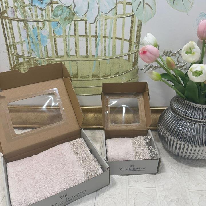 Kuğu 50*90 - 30*50 2 li Bambu Havlu Verse-reverse