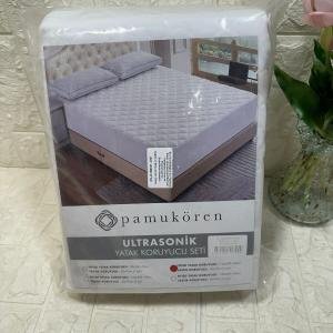 Ultrasonik Yatak Koruyucu Alez Takımı Yastıklı - 160x200