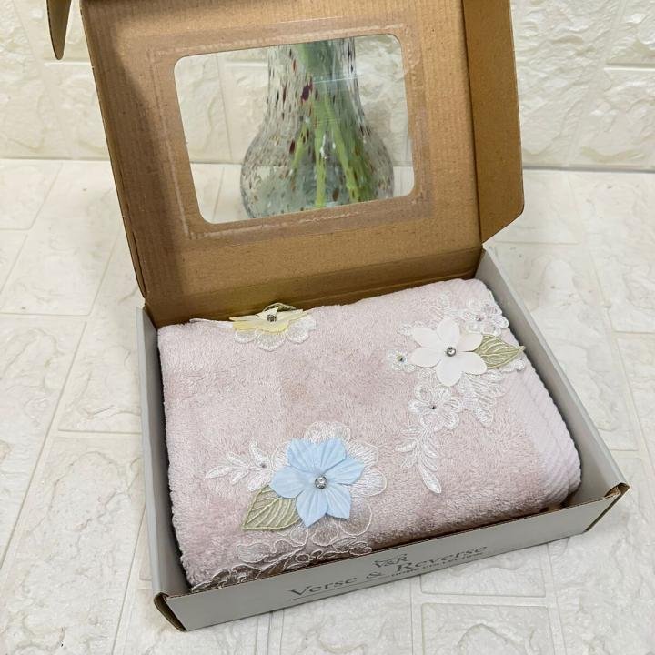 Barbara 50*90 Bambu Havlu Verse-reverse