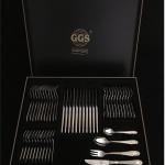 Nadine Parlak Altın Solingen Kutulu Çatal Kaşık Bıçak 96 Parça