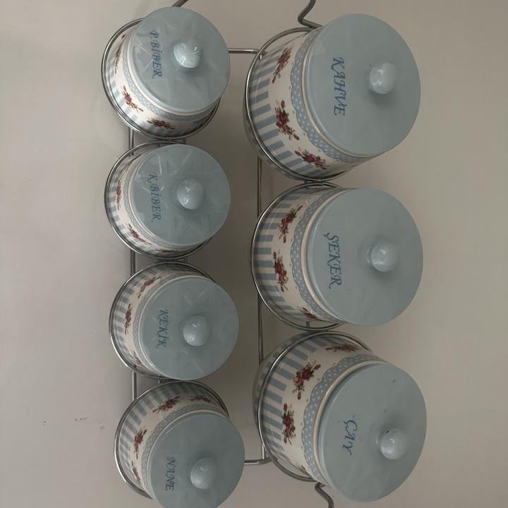 Lavin Porselen 15 Parça Standlı Baharat Seti