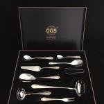 Nadine Parlak Altın Solingen Kutulu Çatal Kaşık Bıçak 96 Parça