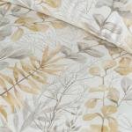 Occale Beige Çift Kişilik %100 Pamuk Saten Nevresim Takımı